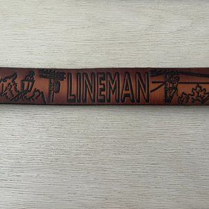 Leather "Lineman" Belt